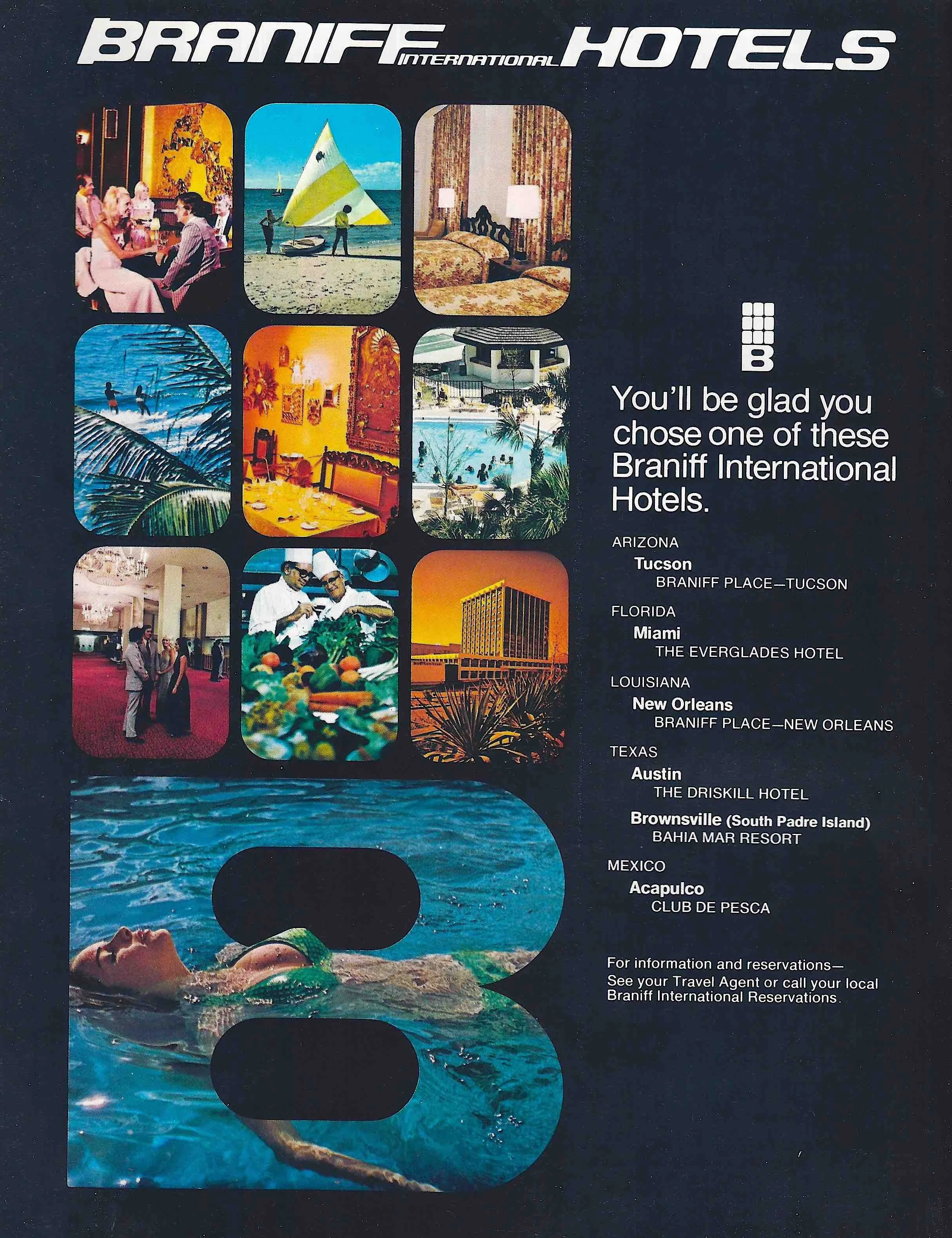 Braniff International Hotels, Inc. Timeline | A Journey Through